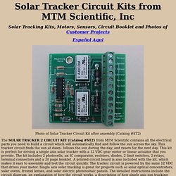 Solar Tracker Circuit Kit