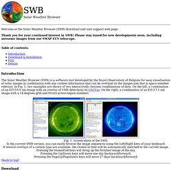 Solar Weather Browser download page