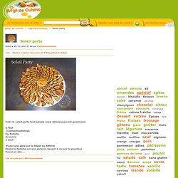 Soleil party - Blogs de cuisine