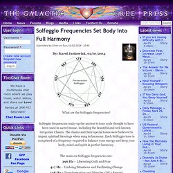 Solfeggio Frequencies Set Body Into Full Harmony