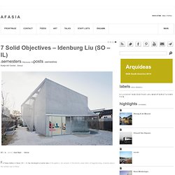 7 Solid Objectives – Idenburg Liu (SO – IL) Kukje Art Center . Seoul