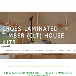 CLT – The solid wood panels house kit