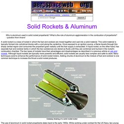 Solid Rockets & Aluminum