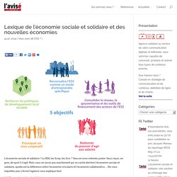Lexique de l’économie sociale et solidaire et des nouvelles économies