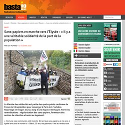 15 oct. 2020 - Sans-papiers en marche vers l'Élysée : « Il y a une véritable solidarité de la part de la population