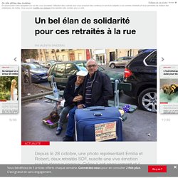 Un bel élan de solidarité pour ces retraités à la rue - Edition du soir Ouest France - 30/10/2017