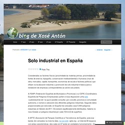Solo industrial en España