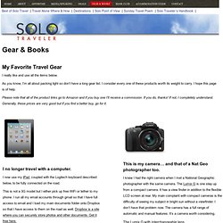 Solo Travel Gear and Books
