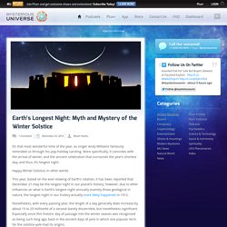 Earth’s Longest Night: Myth and Mystery of the Winter Solstice