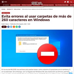 Solucionar el error de ruta de acceso demasiado larga en Windows