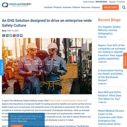 An EHS Solution designed to drive an enterprise-wide Safety Culture