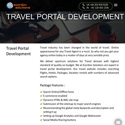 Travel Website Designing