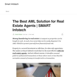 The Best AML Solution for Real Estate Agents