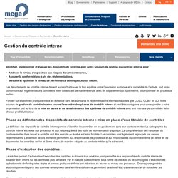 La solution de gestion du contrôle interne de MEGA