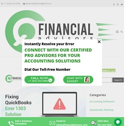 Solution for Quickbooks Error 1303 - How to Resolve