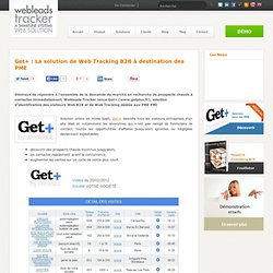 Get+ : La solution de Web Tracking B2B à destination des PME