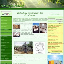 Eco-Solutions » Blog Archive » Méthode de construction des Éco-Dômes