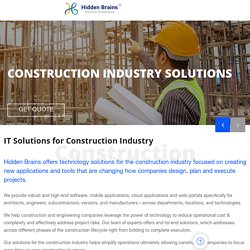 IT Solutions for construction industry