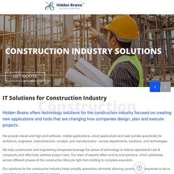 IT Solutions for construction industry