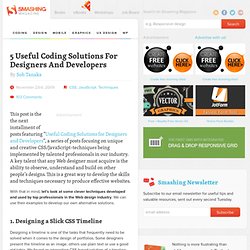 6 Useful Coding Solutions For Designers And Developers - Smashin