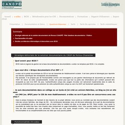 Interactions BCDI / e-sidoc : FAQ - Canopé Poitiers