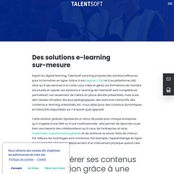 Des solutions e-learning efficaces