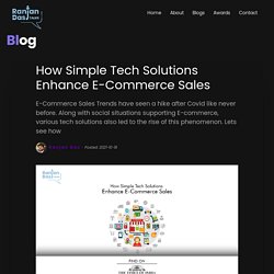 How Simple Tech Solutions Enhance E-Commerce Sales