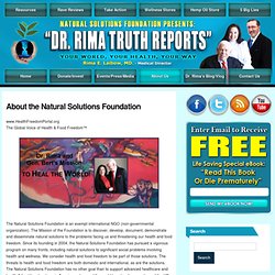 Natural Solutions Foundation Codex Summary