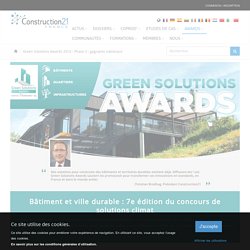 Green Solutions Awards 2019 - Phase 3 : gagnants nationaux
