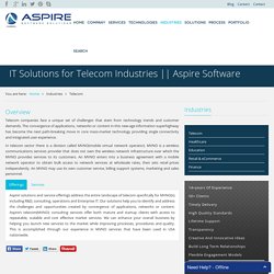 IT Solutions for Telecom Industries