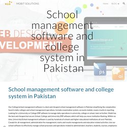 School management software