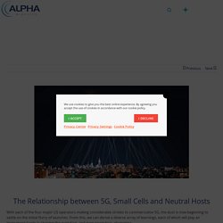 5G Small Cell Solutions for Neutral Hosts - Alpha Wireless