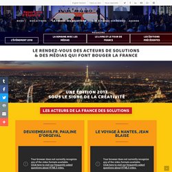 La France des solutions du 9 octobre 2017 - Reporters d'Espoirs