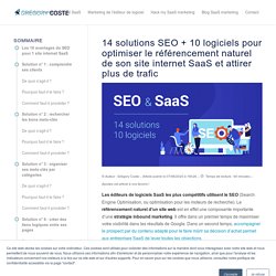 14 solutions SEO pour optimiser son site internet SaaS