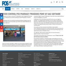Pharmacy Software - POS Solutions
