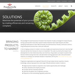 SOLUTIONS - Product Life Group