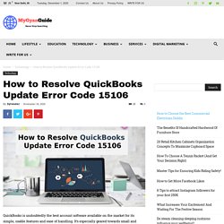 Solutions to Resolve QuickBooks Update Error Code 15106