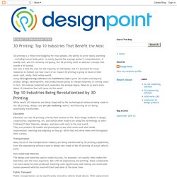 CAD Software for 3D Printing: 3D Printing: Top 10 Industries That Benefit the Most