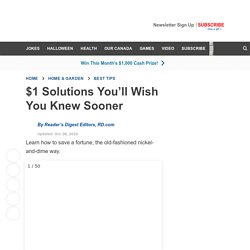 $1 Solutions You’ll Wish You Knew Sooner