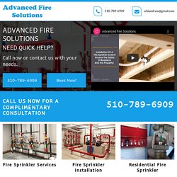 Advanced Fire Solutions, fire sprinkler services Sunnyvale CA