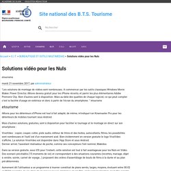 Solutions vidéo pour les Nuls