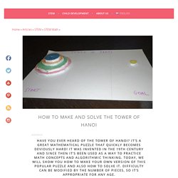How to make and solve the Tower of Hanoi