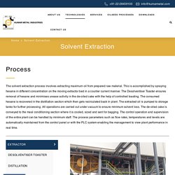 Solvent Extraction - Kumar Metal Industries