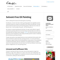 Solvent-Free Oil Painting