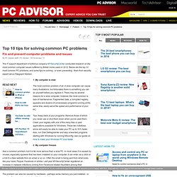 Top 10 tips for solving common PC problems