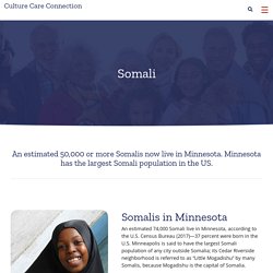 Somali - Culture Care Connection