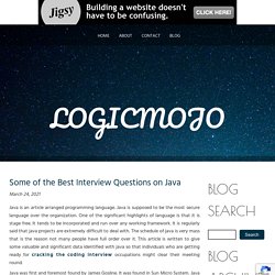 Some of the Best Interview Questions on Java