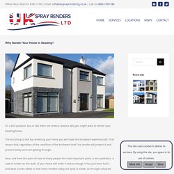 Why Render Your Home In Reading?