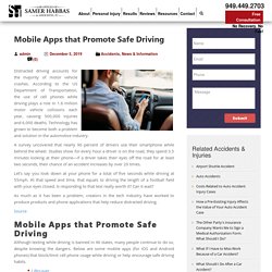 Some Mobile Apps that Promote Safe Driving