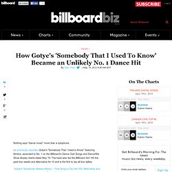 How Gotye 'Somebody That I Used To Know' Became an Unlikely No. 1 Dance Hit
